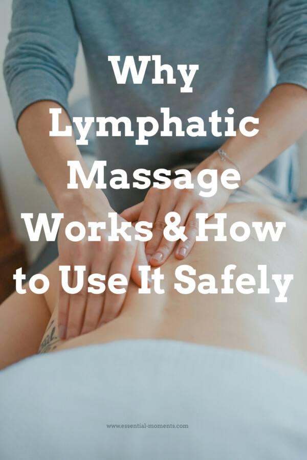 Avant après drainage lymphatique