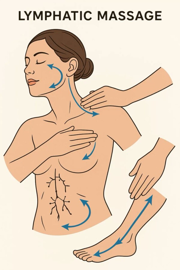 Bienfaits drainage lymphatique visibles
