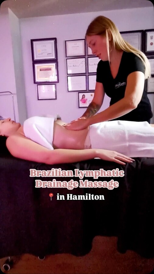 Avant après drainage lymphatique