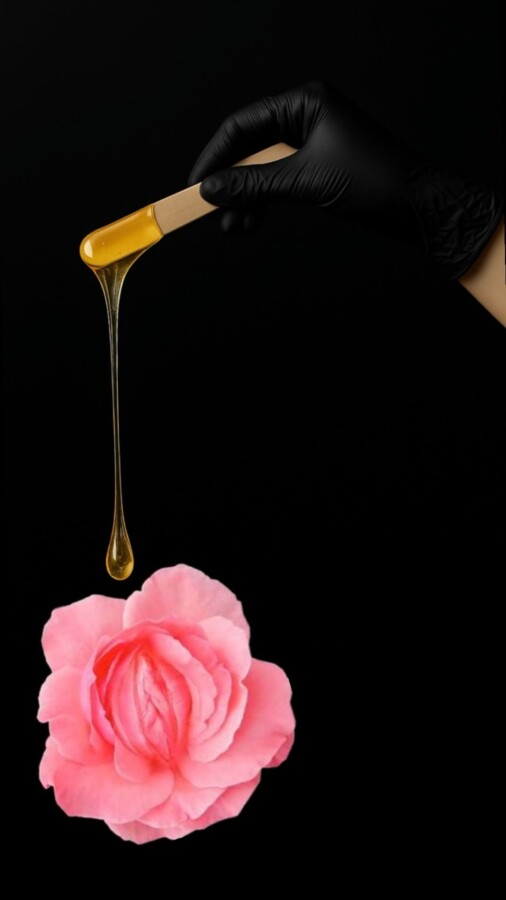 Peau lisse avec machine à cire