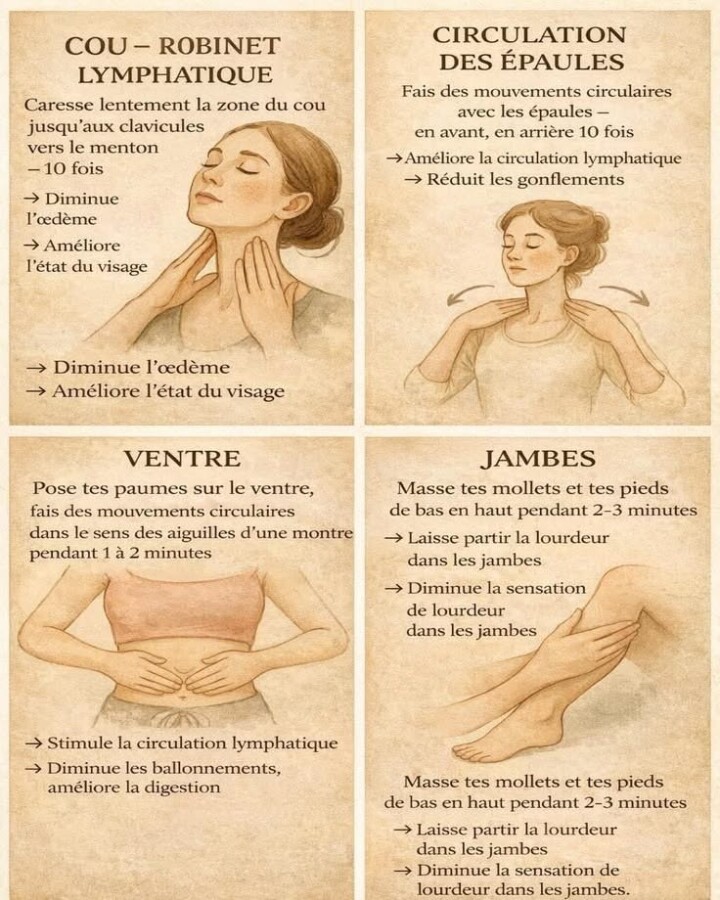Drainage lymphatique et santé