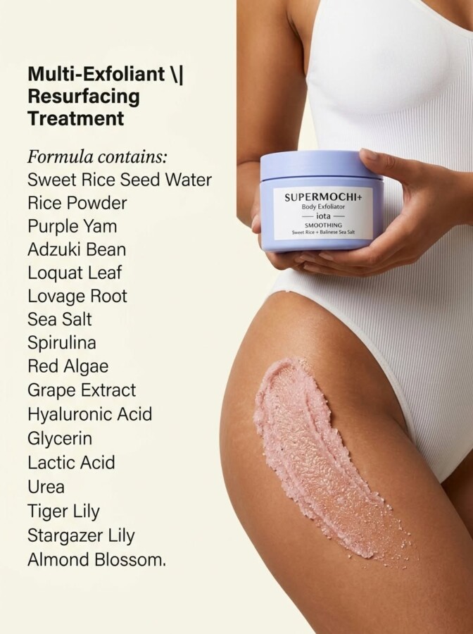 Exfoliation pour peau éclatante