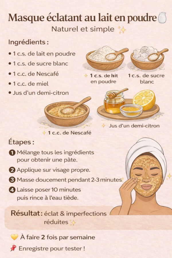 Exfoliation pour peau lumineuse