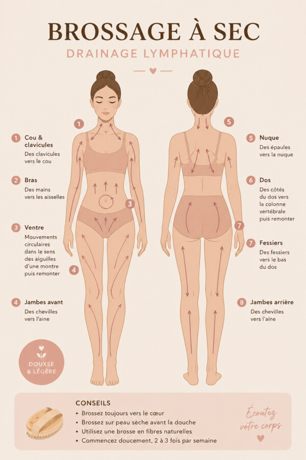 Massage drainage lymphatique efficace