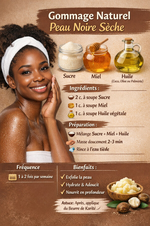 Exfoliation naturelle ou synthétique