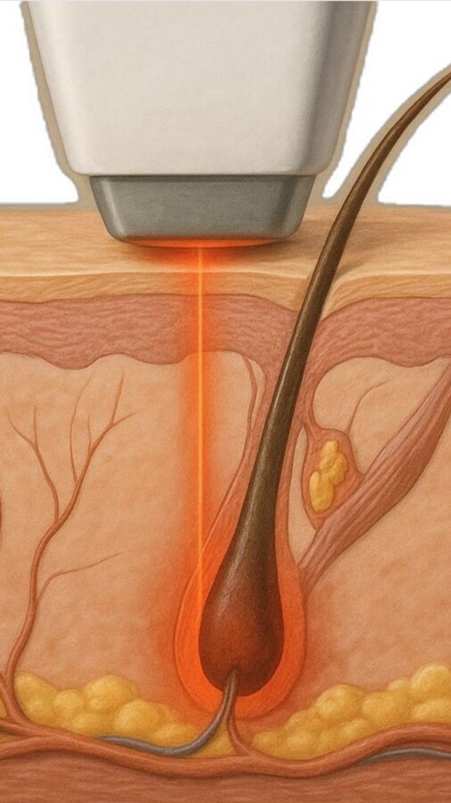 Épilation laser vs lumière