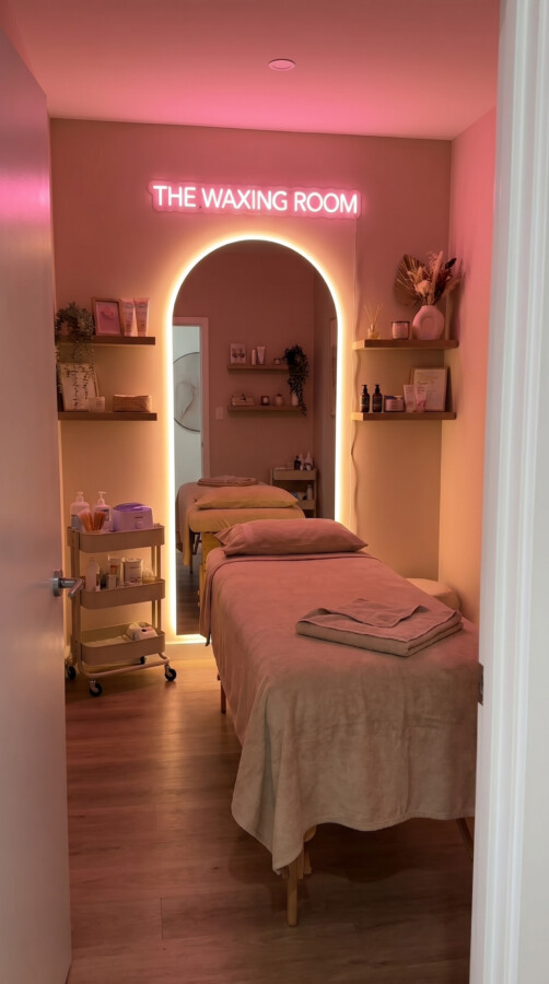 décoration élégante salon esthétique