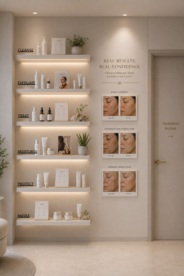 décoration élégante salon esthétique