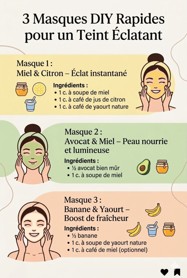 Recette masque maison