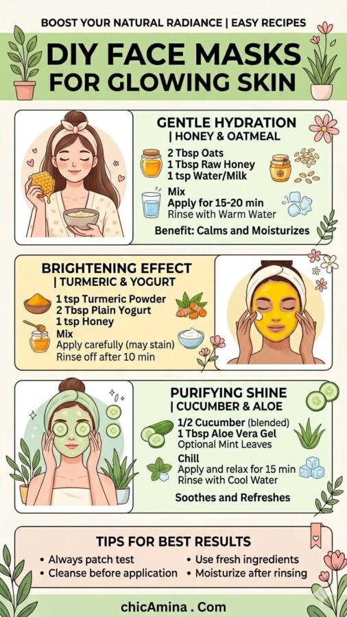 DIY masque pour visage