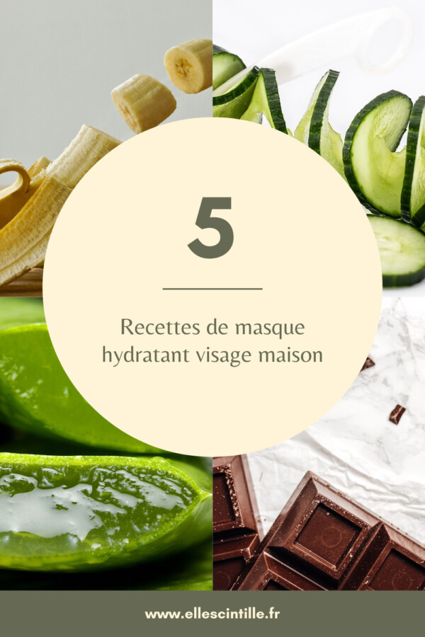 DIY masque hydratant visage