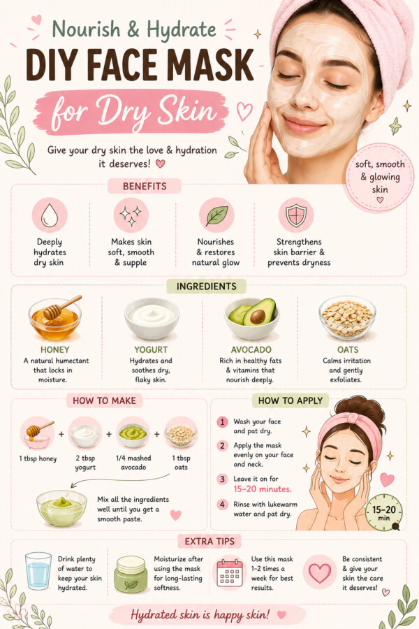 Hydratation visage fait maison